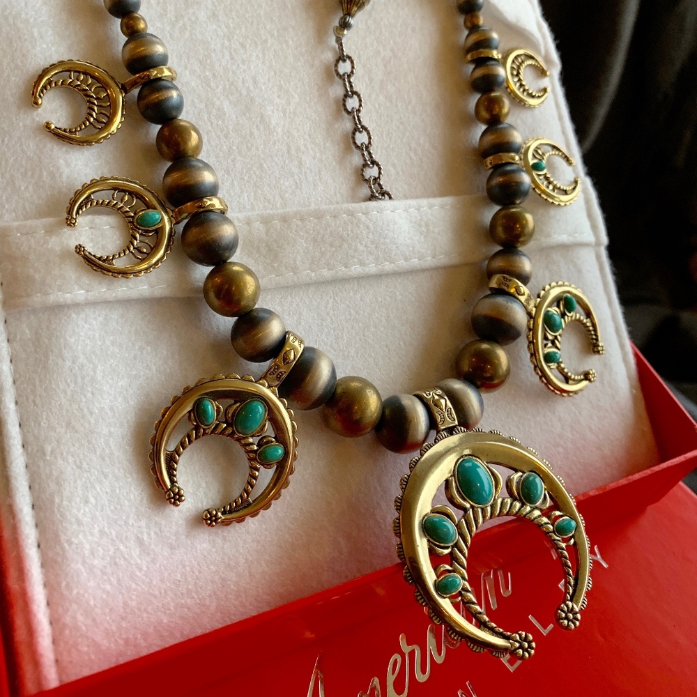 Sterling Turquoise Naja Blossom Carolyn Pollack.